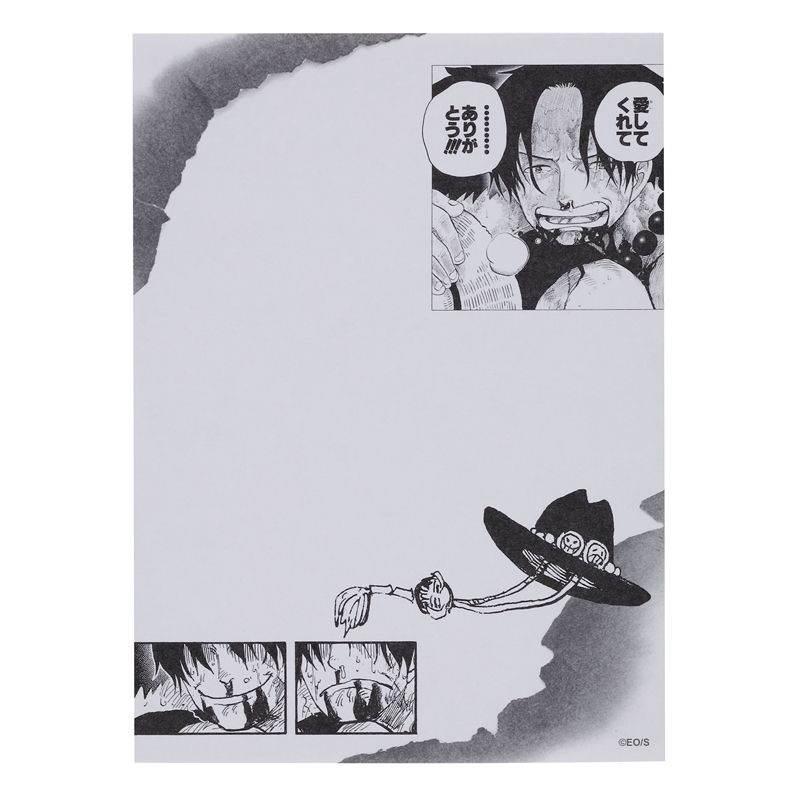 ONE PIECE Luffy and Ace's Ambition Memo Pad with Bromide ONE PIECE Luffy and Ace's Ambition Memo Pad with Bromide